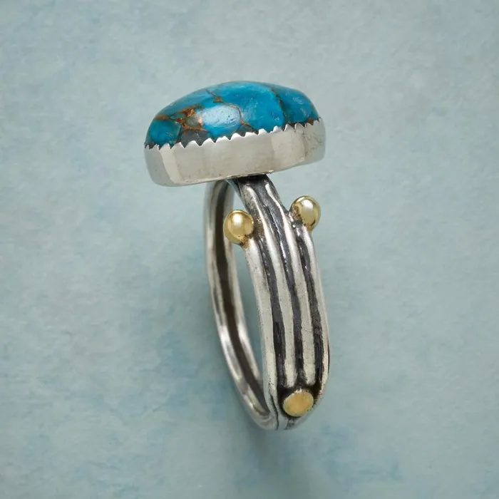 Women Turquoise Territory Ring Sundance Catalog Rings Women Turquoise Territory Ring Sundance Catalog Rings