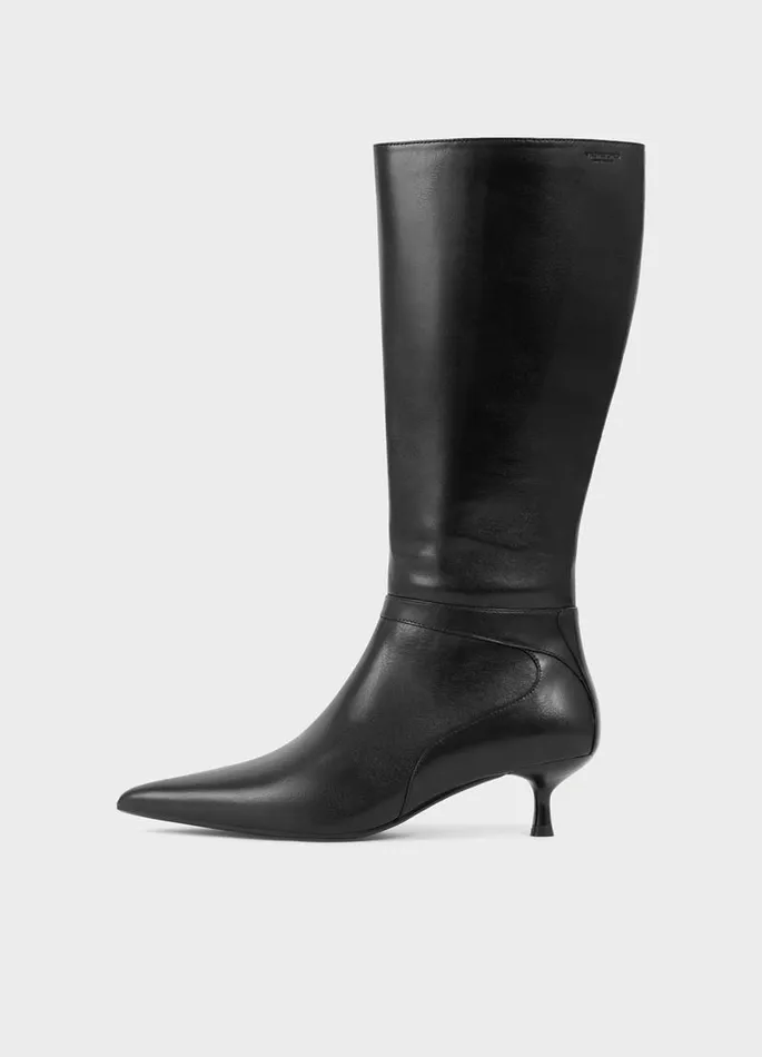 Women Vagabond Boots LYKKE TALL BOOTS Black Leather