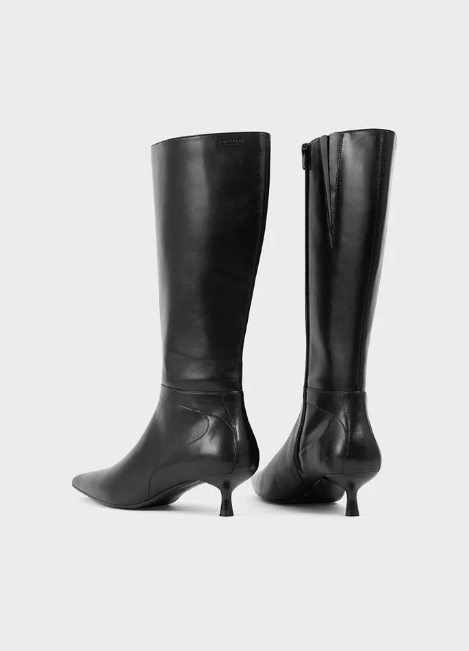 Women Vagabond Boots LYKKE TALL BOOTS Black Leather