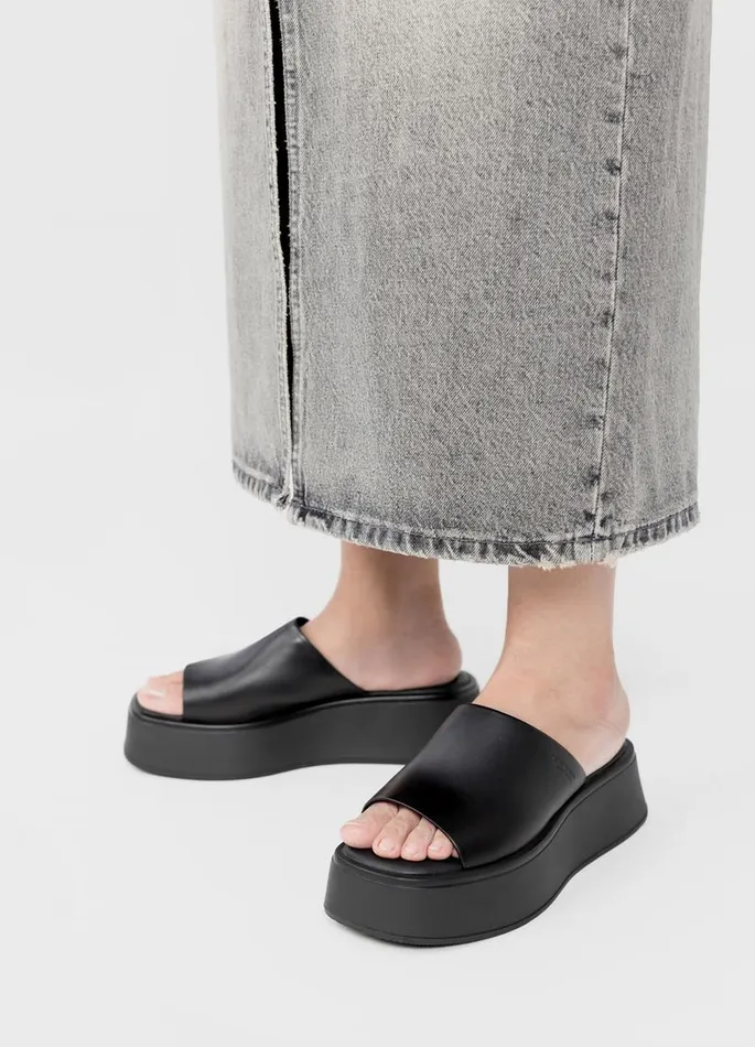 Women Vagabond Sandals COURTNEY SANDALS Black Leather