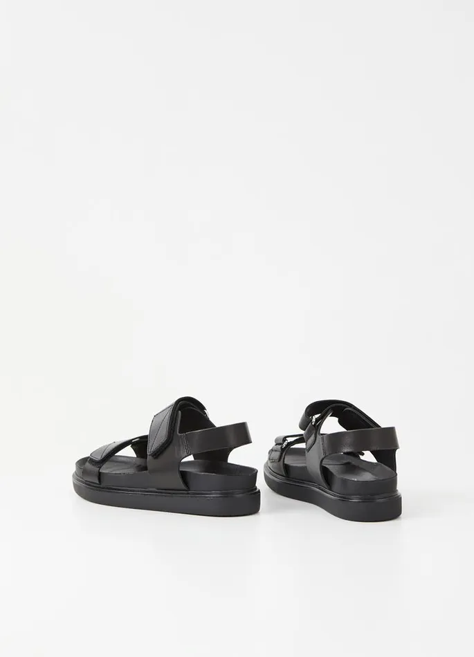 Women Vagabond Sandals ERIN SANDALS Black Leather