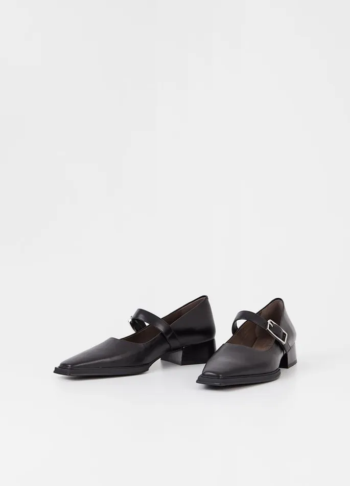 Women Vagabond Shoes EIDA SHOES Black Leather
