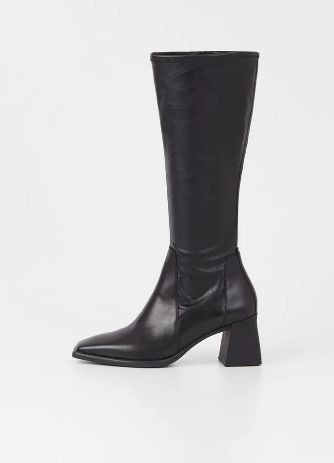 Women Vagabond Tall Boots HEDDA TALL BOOTS Black Leathercomb