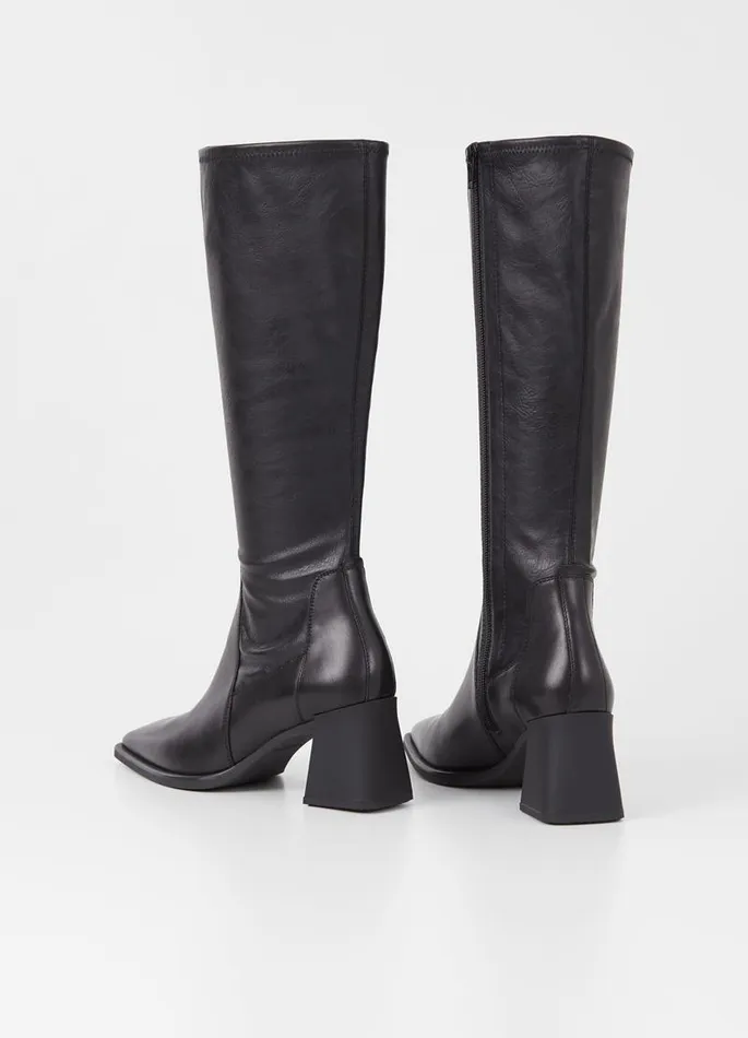 Women Vagabond Tall Boots HEDDA TALL BOOTS Black Leathercomb