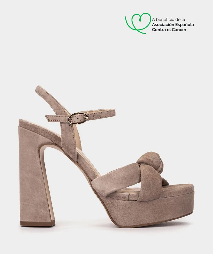 Women Versalles Brown 8211 Heeled Sandals Pedro Miralles