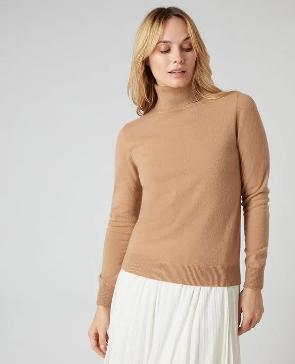 Women Women039s Polo Neck Cashmere SweaterIn Sahara Brown Sahara Brown NPeal Turtle Necks Women Women039s Polo Neck Cashmere SweaterIn Sahara Brown Sahara Brown NPeal Turtle Necks