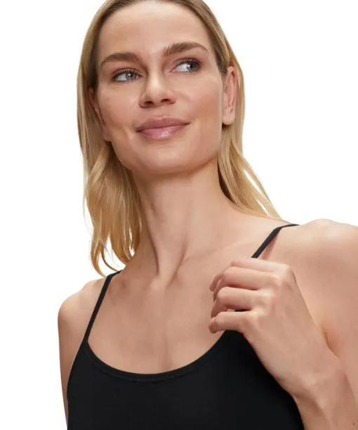 Women Women Tanktop Climate Control Black FALKE Bras and Tops