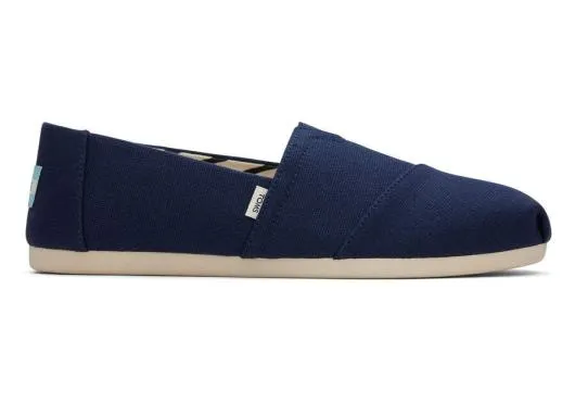 Women WomenAlpargata Navy Recycled Cotton Canvas Navy TOMS Alpargatas