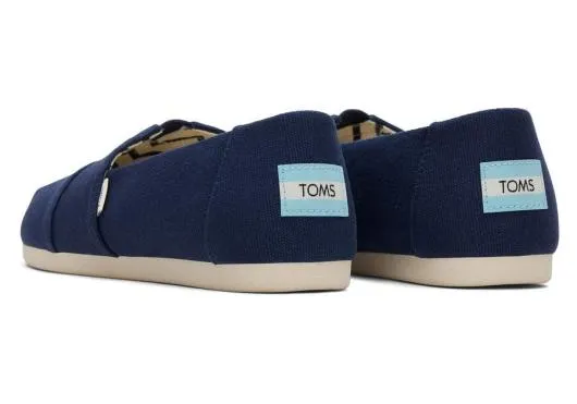 Women WomenAlpargata Navy Recycled Cotton Canvas Navy TOMS Alpargatas