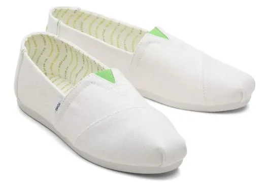 Women WomenAlpargata Wear Good Embroidery White Embroidered TOMS Alpargatas