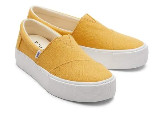 Women WomenFenix Platform Mango Canvas Slip On Sneaker Mango TOMS Platforms