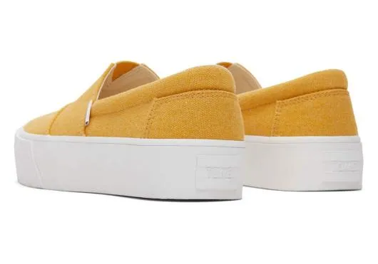 Women WomenFenix Platform Mango Canvas Slip On Sneaker Mango TOMS Platforms