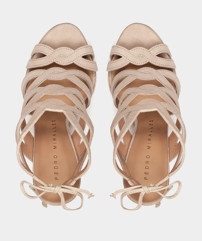 Women Zurita Raw 8211 Heeled Sandals Pedro Miralles