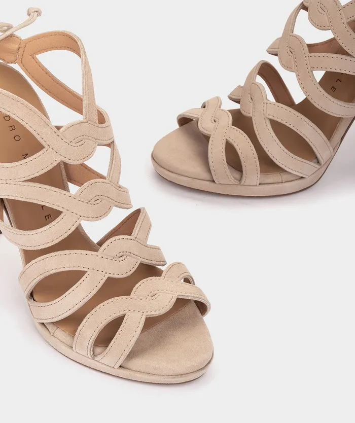 Women Zurita Raw 8211 Heeled Sandals Pedro Miralles