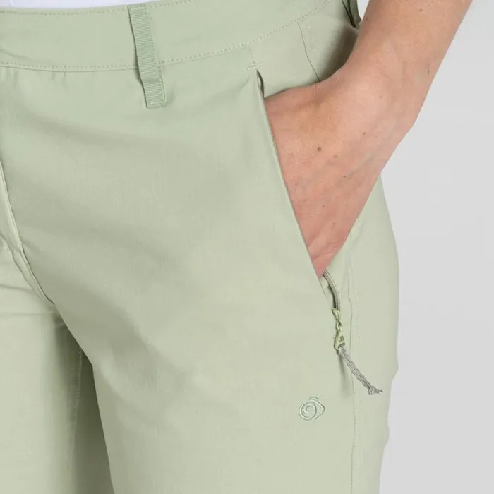Womens Cropped Trousers Craghoppers Kiwi Pro II Cropped Trouser Bud Green Womens Cropped Trousers Craghoppers Kiwi Pro II Cropped Trouser Bud Green