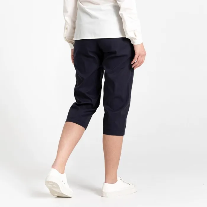 Womens Cropped Trousers Craghoppers Kiwi Pro II Cropped Trouser Dark Navy Womens Cropped Trousers Craghoppers Kiwi Pro II Cropped Trouser Dark Navy