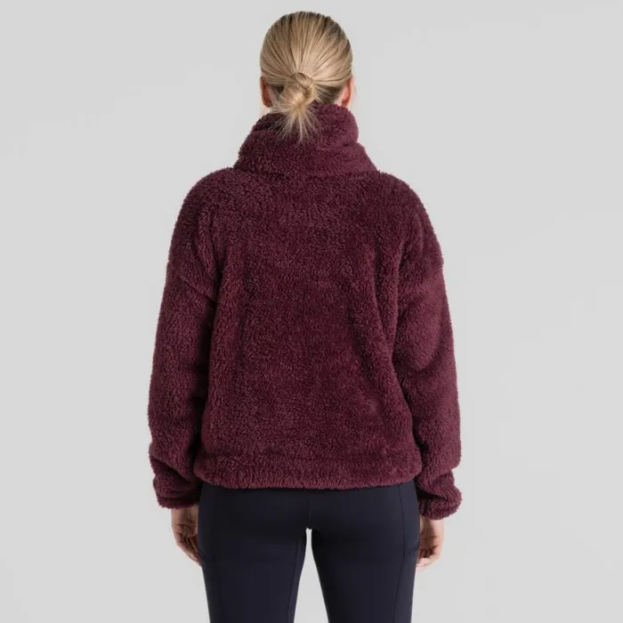 Womens Half Zip Fleece Craghoppers Bronagh Half Zip Fleece Deep Violet Womens Half Zip Fleece Craghoppers Bronagh Half Zip Fleece Deep Violet