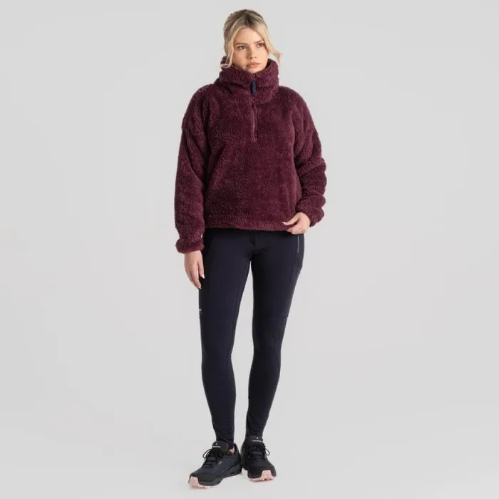Womens Half Zip Fleece Craghoppers Bronagh Half Zip Fleece Deep Violet Womens Half Zip Fleece Craghoppers Bronagh Half Zip Fleece Deep Violet