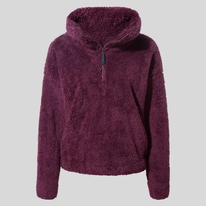 Womens Half Zip Fleece Craghoppers Bronagh Half Zip Fleece Deep Violet Womens Half Zip Fleece Craghoppers Bronagh Half Zip Fleece Deep Violet