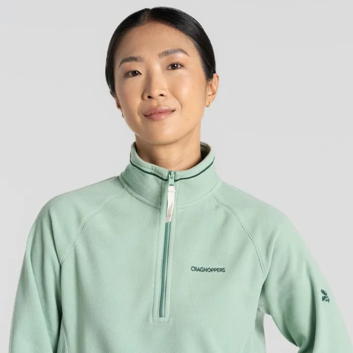 Womens Half Zip Fleece Craghoppers Miska VI Half Zip Fleece Pale Pistachio Womens Half Zip Fleece Craghoppers Miska VI Half Zip Fleece Pale Pistachio