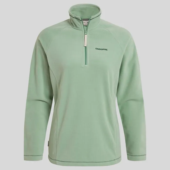 Womens Half Zip Fleece Craghoppers Miska VI Half Zip Fleece Pale Pistachio Womens Half Zip Fleece Craghoppers Miska VI Half Zip Fleece Pale Pistachio