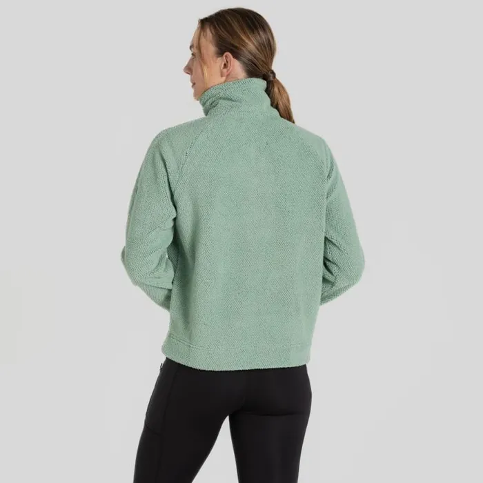 Womens Half Zip Fleece Craghoppers Raya Half Zip Fleece Pale Pistachio Womens Half Zip Fleece Craghoppers Raya Half Zip Fleece Pale Pistachio
