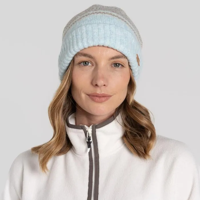 Womens Hats Craghoppers Adalia Beanie Sky Womens Hats Craghoppers Adalia Beanie Sky