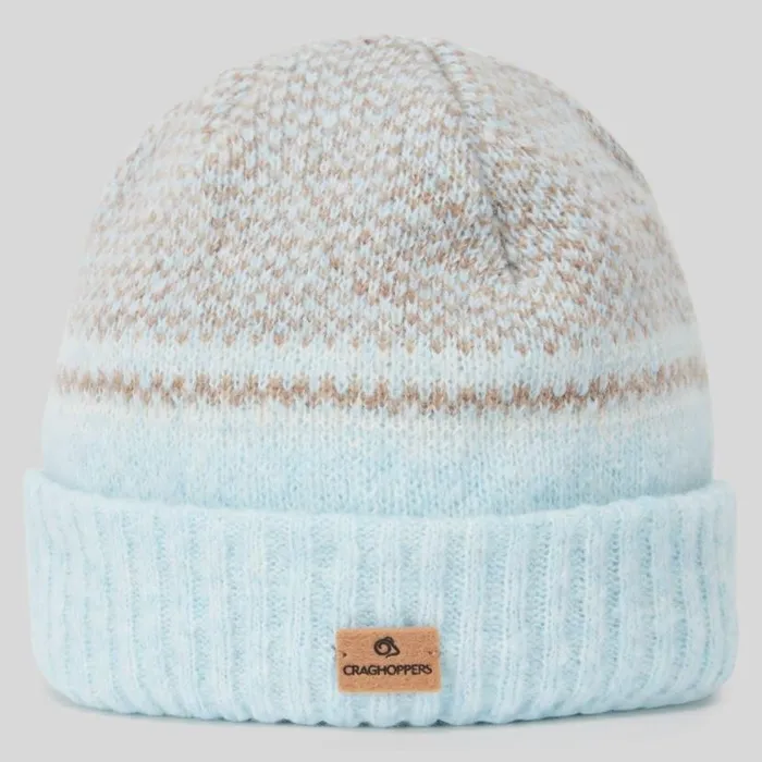 Womens Hats Craghoppers Adalia Beanie Sky Womens Hats Craghoppers Adalia Beanie Sky