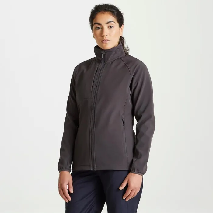 Womens Insulated Jackets Craghoppers Expert Basecamp Softshell Jacket Carbon Grey