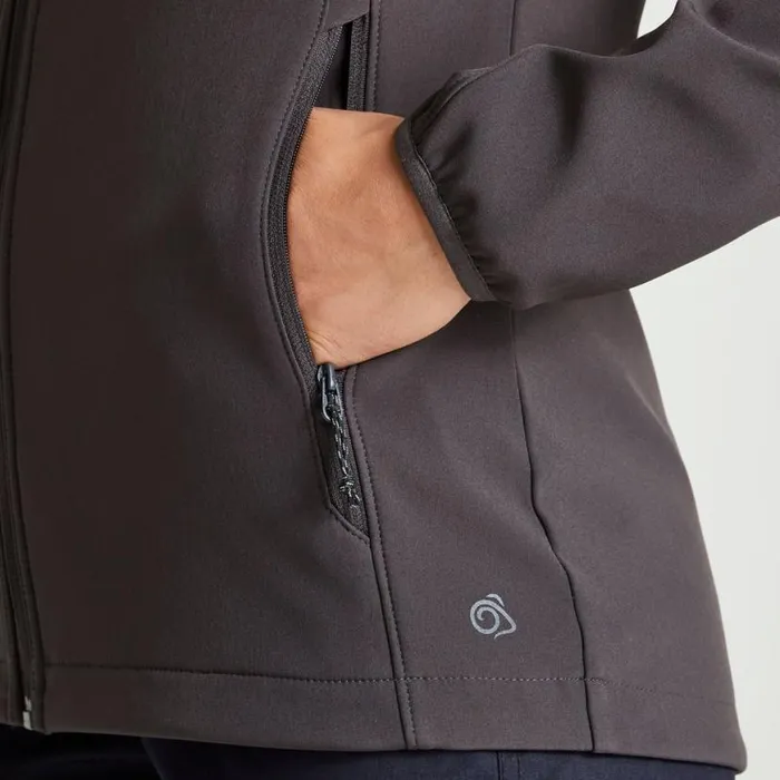 Womens Insulated Jackets Craghoppers Expert Basecamp Softshell Jacket Carbon Grey Womens Insulated Jackets Craghoppers Expert Basecamp Softshell Jacket Carbon Grey