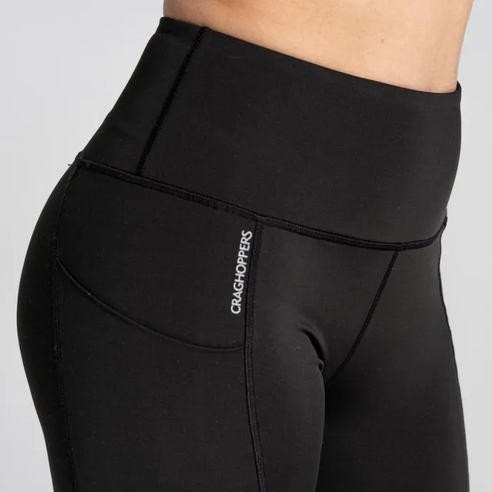 Womens Leggings Craghoppers Kiwi Pro Leggings Black Womens Leggings Craghoppers Kiwi Pro Leggings Black