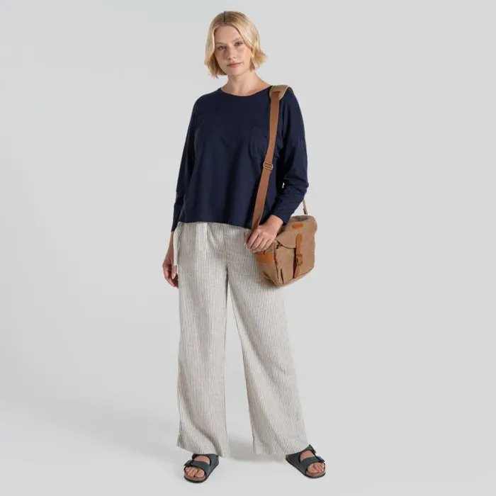 Womens Long Sleeve Craghoppers Nosibotanical Emere Long Sleeved Top Blue Navy Womens Long Sleeve Craghoppers Nosibotanical Emere Long Sleeved Top Blue Navy