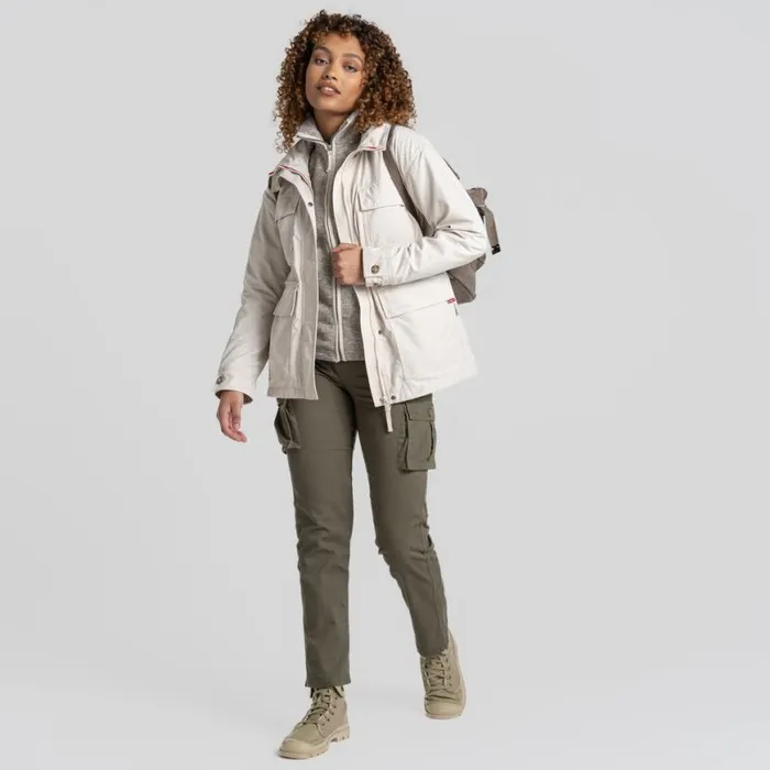 Womens Softshell Jackets Craghoppers NosiLife Adventure Jacket Stone Womens Softshell Jackets Craghoppers NosiLife Adventure Jacket Stone