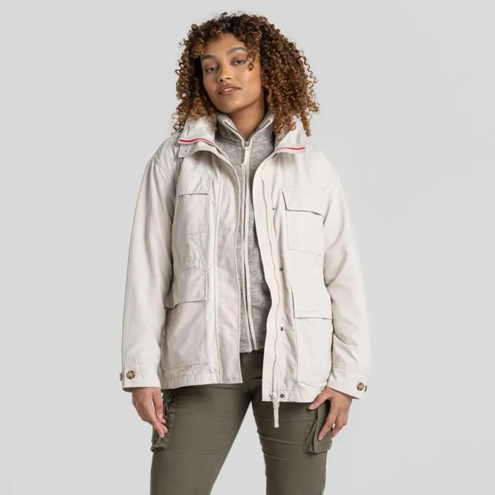 Womens Softshell Jackets Craghoppers NosiLife Adventure Jacket Stone Womens Softshell Jackets Craghoppers NosiLife Adventure Jacket Stone