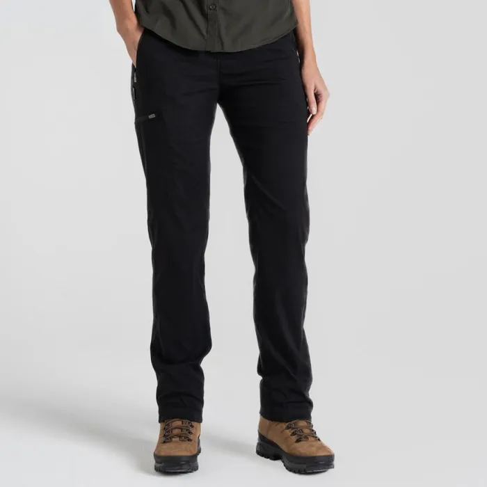 Womens Walking Trousers Craghoppers Expert Kiwi Pro II Trousers Black Womens Walking Trousers Craghoppers Expert Kiwi Pro II Trousers Black