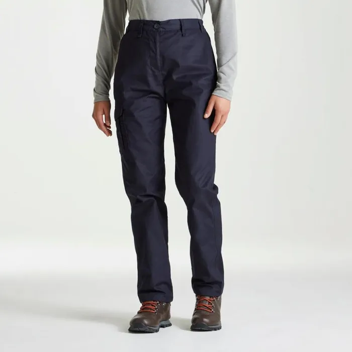 Womens Walking Trousers Craghoppers Expert Kiwi Trousers Dark Navy