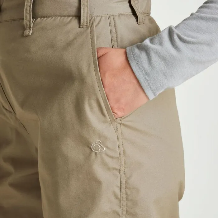 Womens Walking Trousers Craghoppers Expert Kiwi Trousers Pebble Womens Walking Trousers Craghoppers Expert Kiwi Trousers Pebble