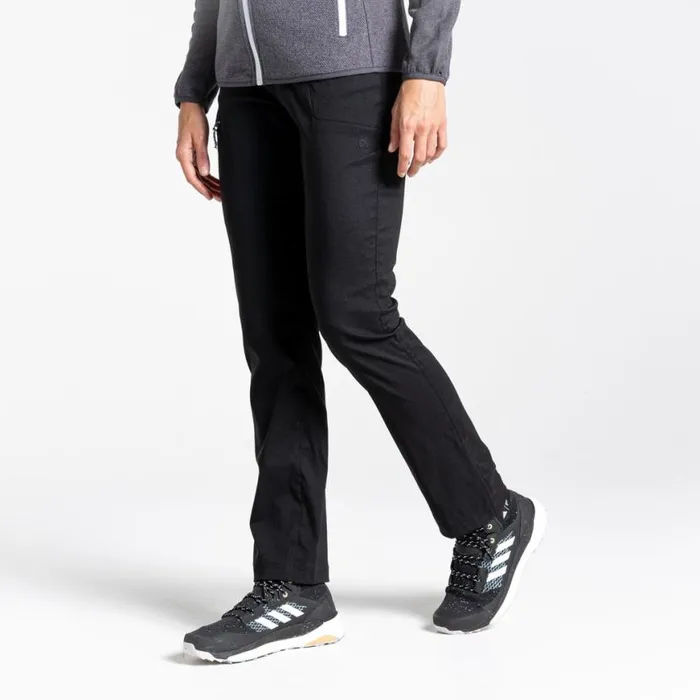 Womens Walking Trousers Craghoppers Kiwi Pro High Waisted Trousers Black