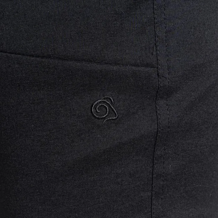 Womens Walking Trousers Craghoppers Kiwi Pro High Waisted Trousers Black Womens Walking Trousers Craghoppers Kiwi Pro High Waisted Trousers Black