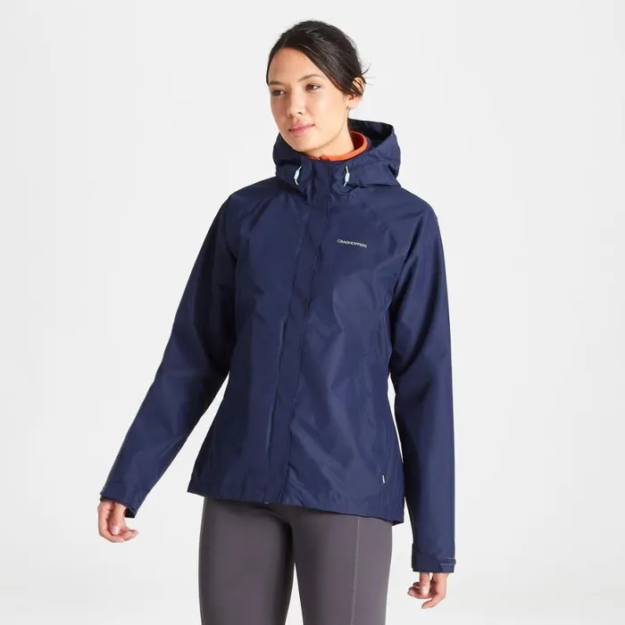 Womens Waterproof Jackets Craghoppers Orion Waterproof Jacket Blue Navy