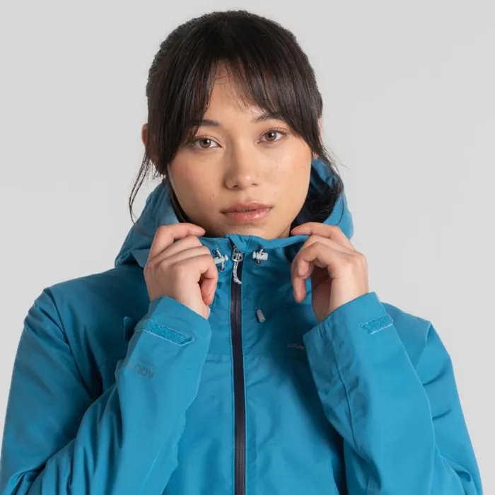 Womens Waterproof Jackets Craghoppers Sariah Waterproof Jacket Tay Blue Womens Waterproof Jackets Craghoppers Sariah Waterproof Jacket Tay Blue