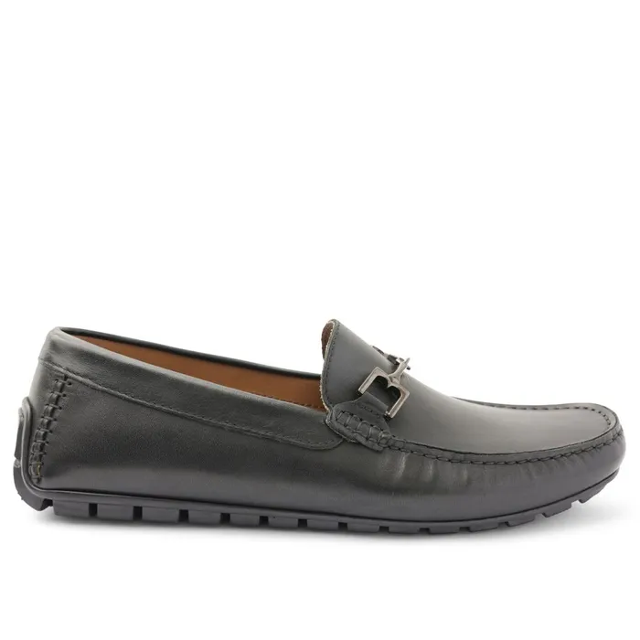 Xander Leather Driving Moccasin 8211 Black Men Bruno Magli Casual Shoes