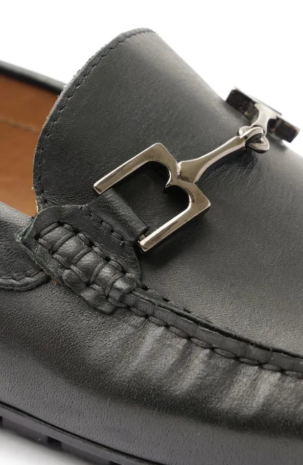 Xander Leather Driving Moccasin 8211 Black Men Bruno Magli Casual Shoes