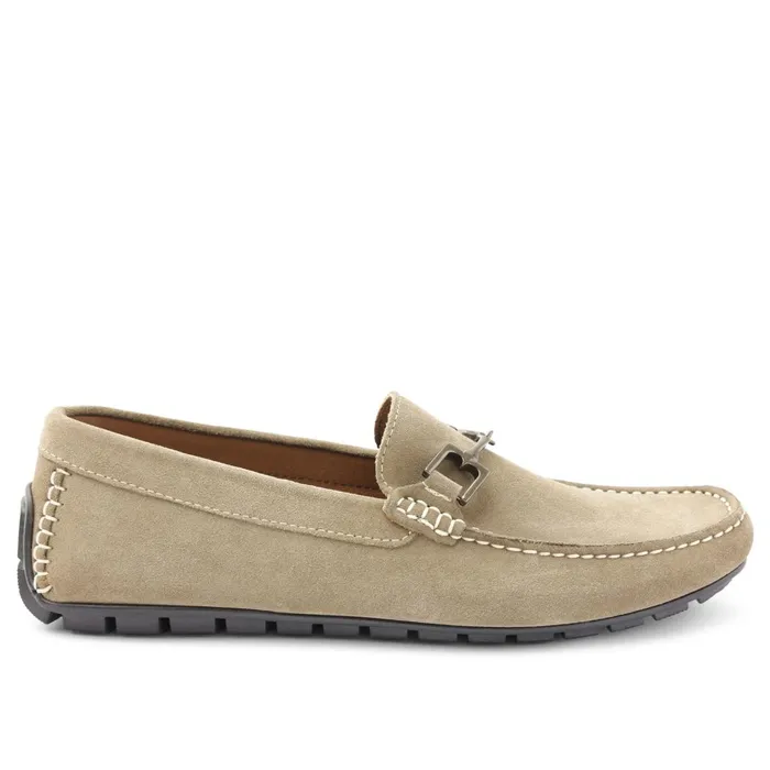 Xander Suede Driving Moccasin 8211 Taupe Men Bruno Magli Loafers and Slipons