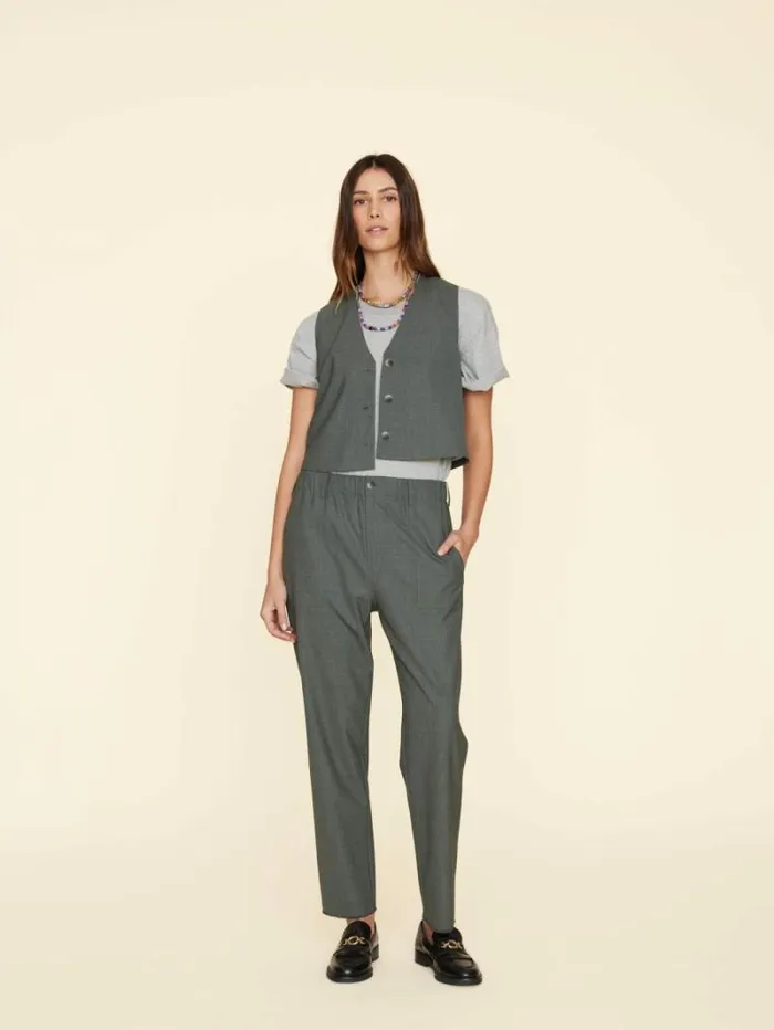Xirena Charcoal Melange Mercer Pant Women Pants and Jumpsuits
