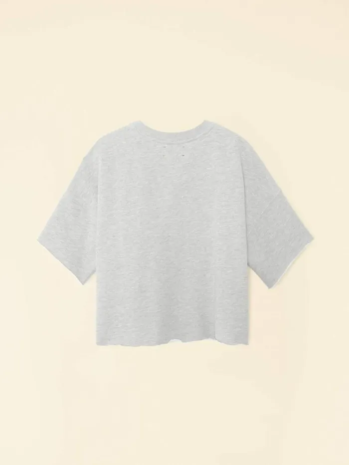 Xirena Heather Grey Romeo Sweatshirt Women Sweats and Tees