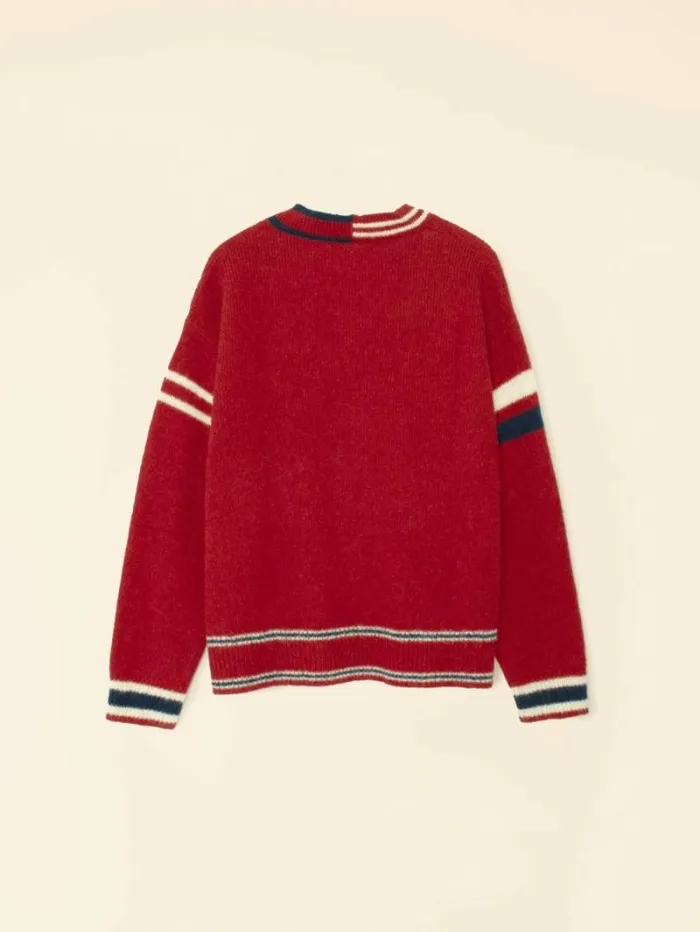 Xirena Red Blue Carey Cardigan Women Sweaters and Jackets