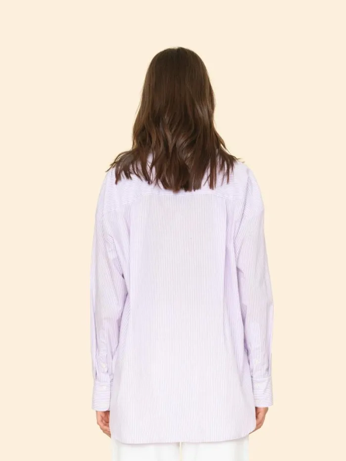 Xirena Violet White Sydney Shirt Women Shirts