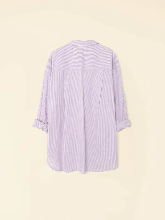 Xirena Violet White Sydney Shirt Women Shirts