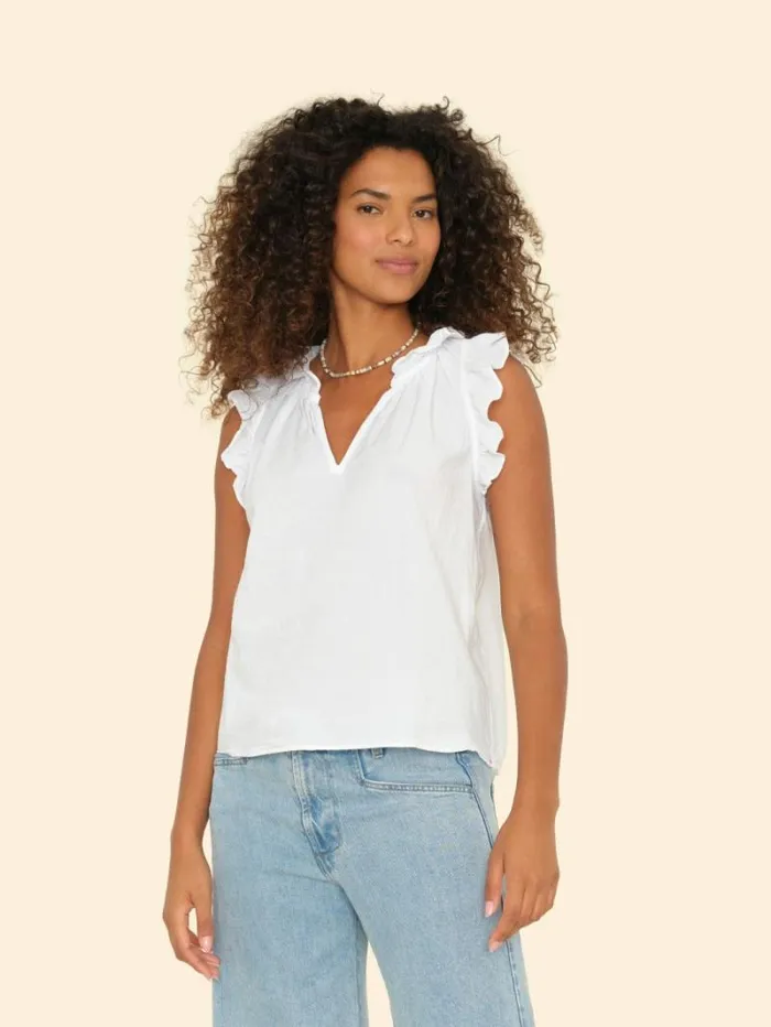 Xirena White Bex Top Women Tops
